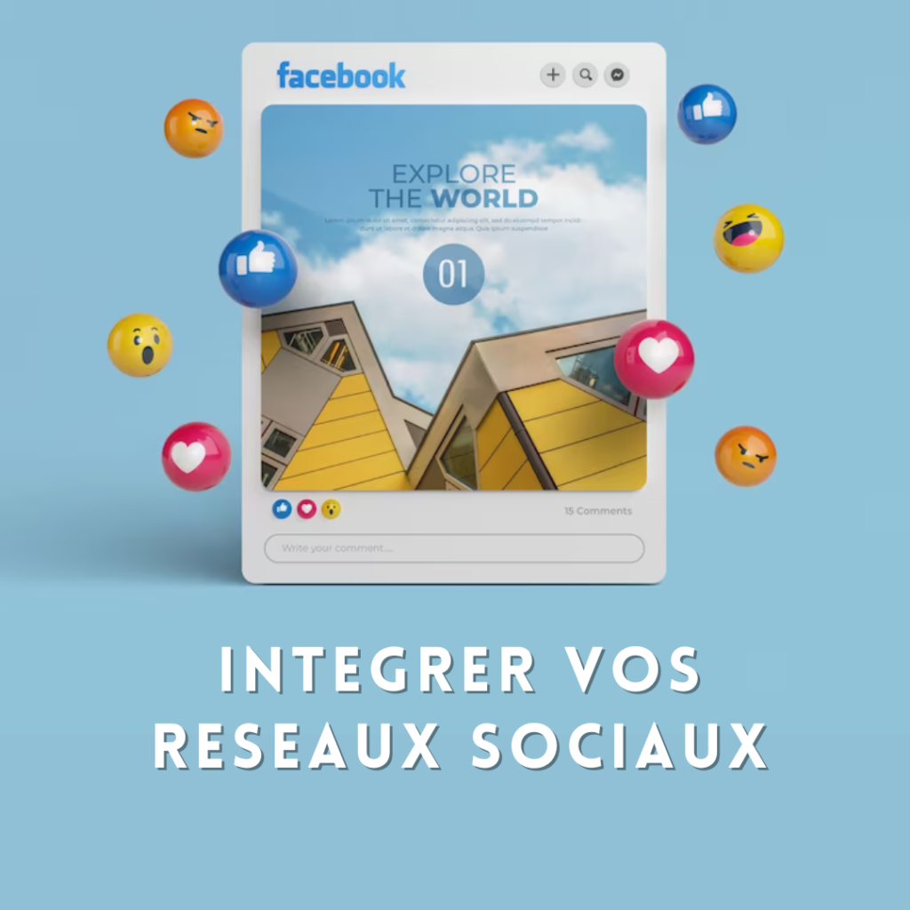 Basic-Site vous aide a intégrer vos réseaux sociaux sur votre sur internet ! Gagnez en productivité en ne publiant que sur vos réseaux sociaux favoris et cela alimentera voter site web automatiquement !